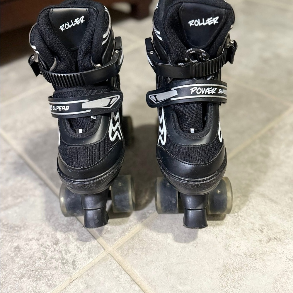 Black Roller Skates that light up